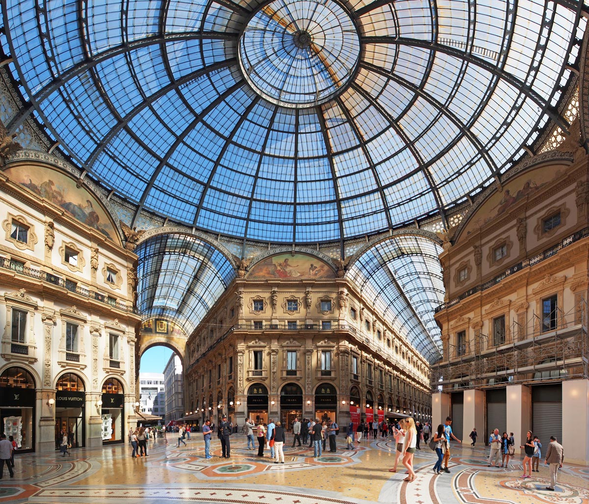  مرکز خرید Galleria Vittorio Emanuele II