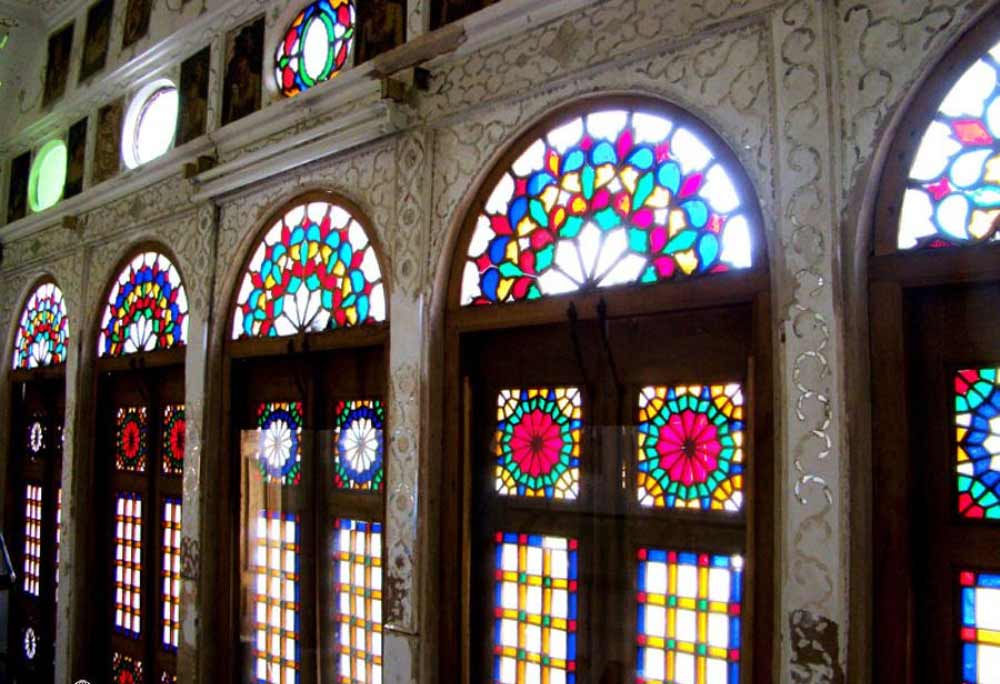 پنجره های ارسی خانه لاری های یزد