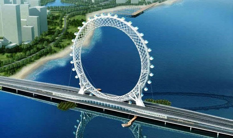 بزرگترین چرخ و فلک جهان در چین