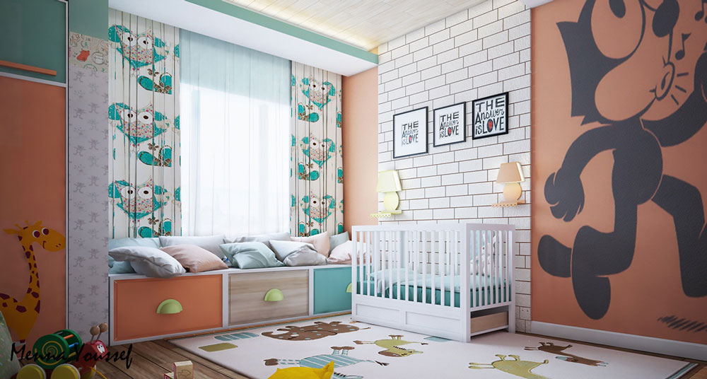 طراحی اتاق خواب کودکان و نوجوانان