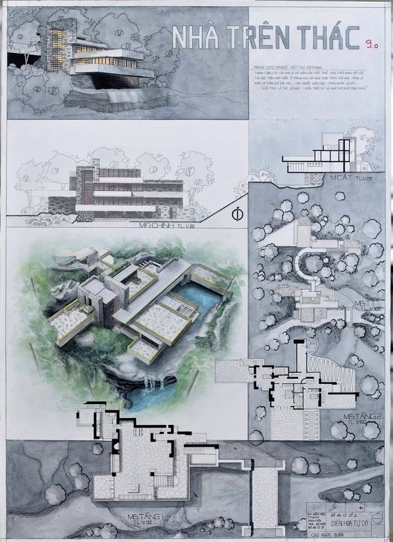نمونه شیت بندی معماری