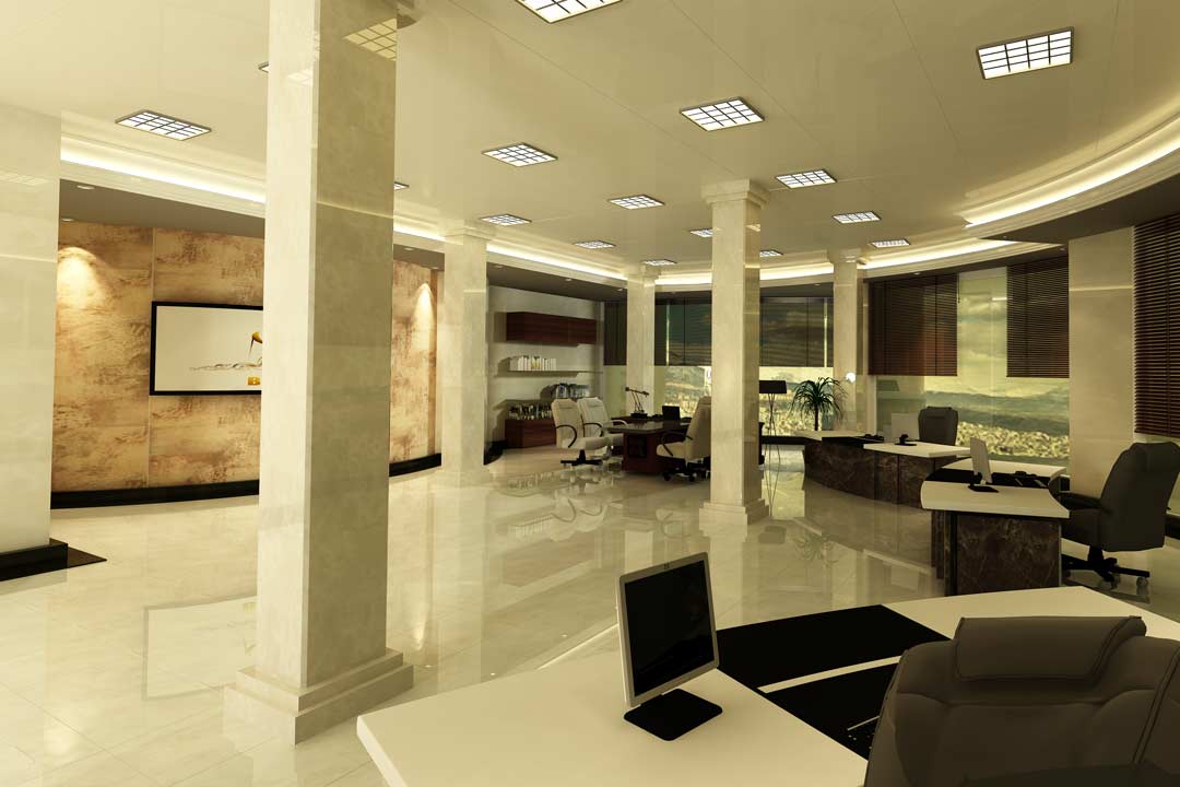 طراحی و معماری کلاسیک بام سنتر فرمانیه