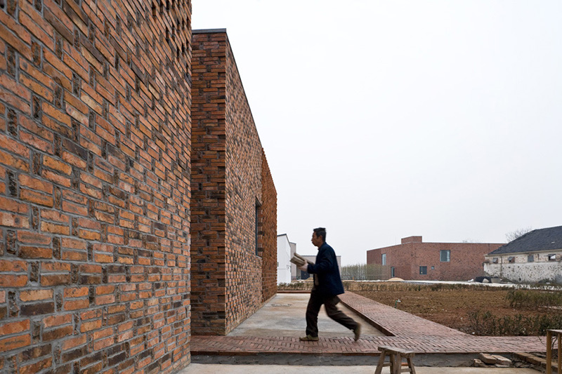 طراحی نما آجری با دیتیل اجرایی