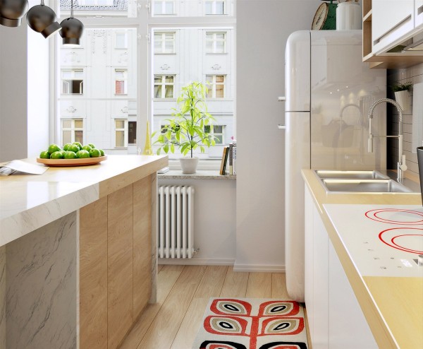 دکوراسیون داخلی آپارتمان های مدرن به سبک اسکاندیناوی