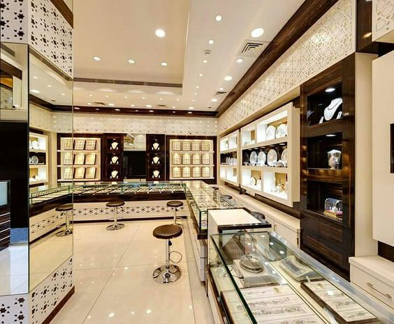 طراحی داخلی طلافروشی