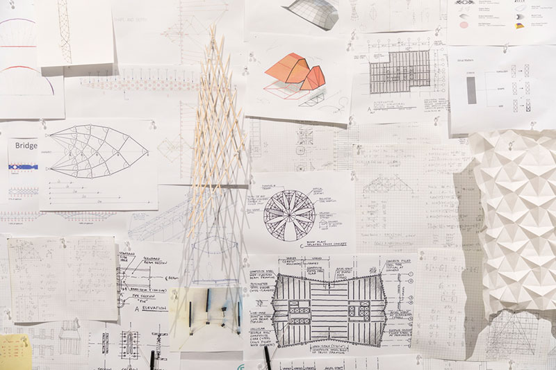 نمایشگاه بررسی طراحی سازه آسمان خراش های بلند 