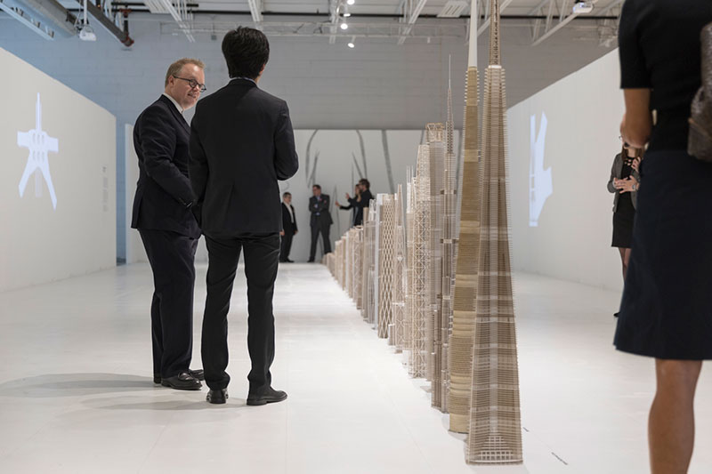 نمایشگاه بررسی طراحی سازه آسمان خراش های بلند 