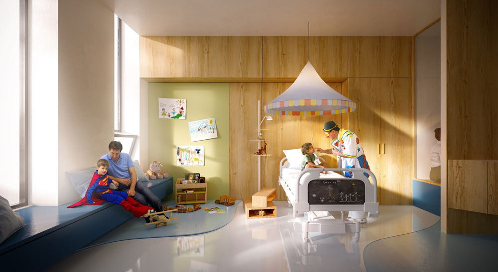 طراحی بیمارستان کودکان