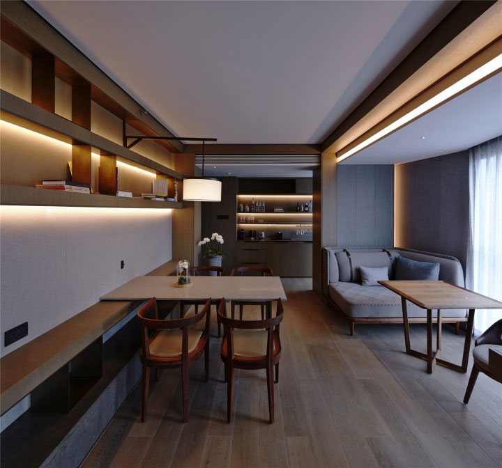 طراحی هتل 5 ستاره با نورپردازی مهیج