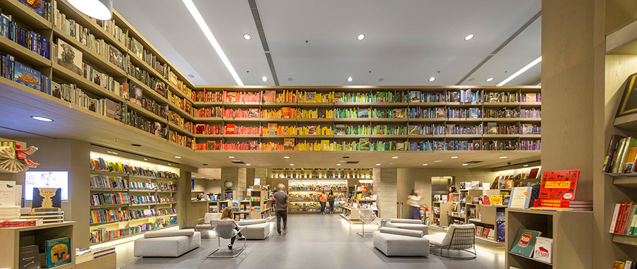 طراحی داخلی فروشگاه لوازم التحریر و کتابفروشی