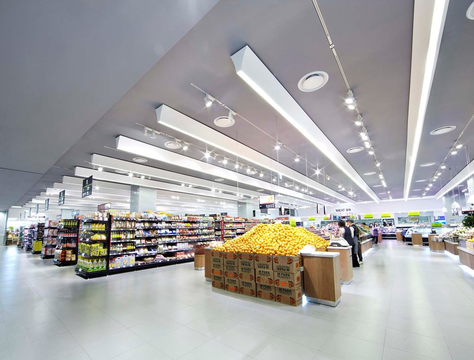 طراحی نما هایپر مارکت