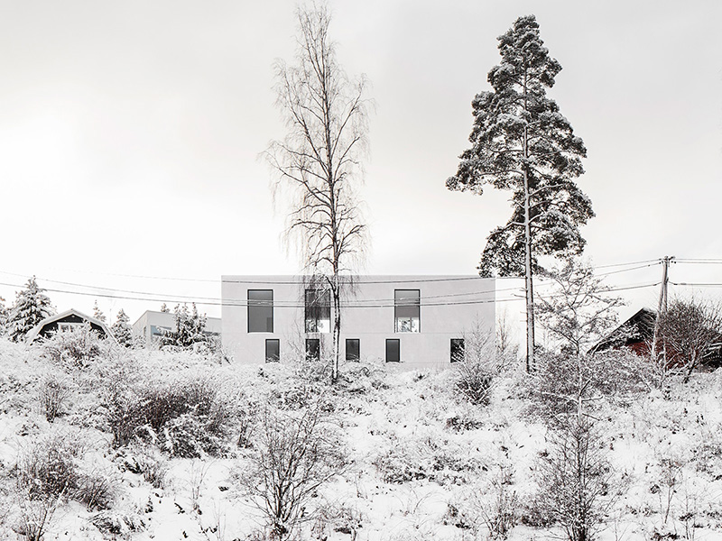 معماری و طراحی داخلی ویلا زمستانی مورتنوس