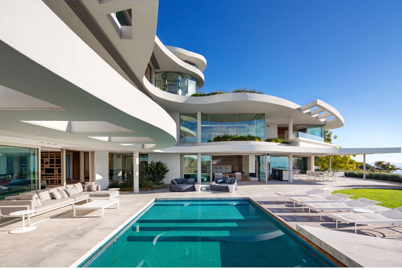 طراحی و ساخت ویلای تریبلکس مدرن