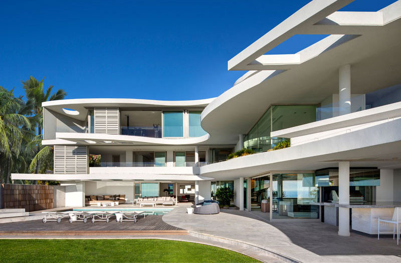 طراحی و ساخت ویلای تریبلکس مدرن