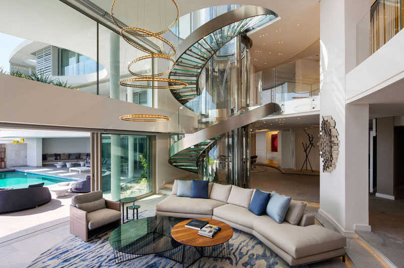 طراحی و ساخت ویلای تریبلکس مدرن