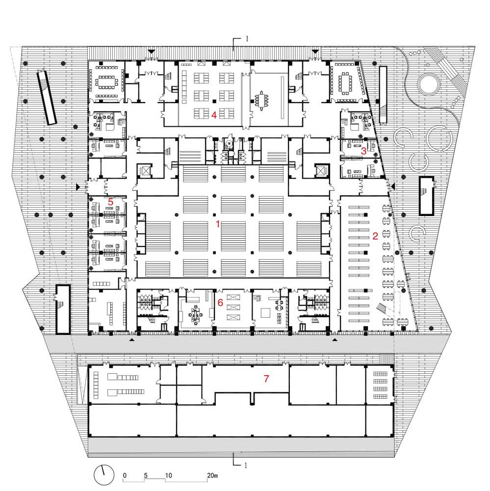 معماری کتابخانه دانشگاه شین جیانگ