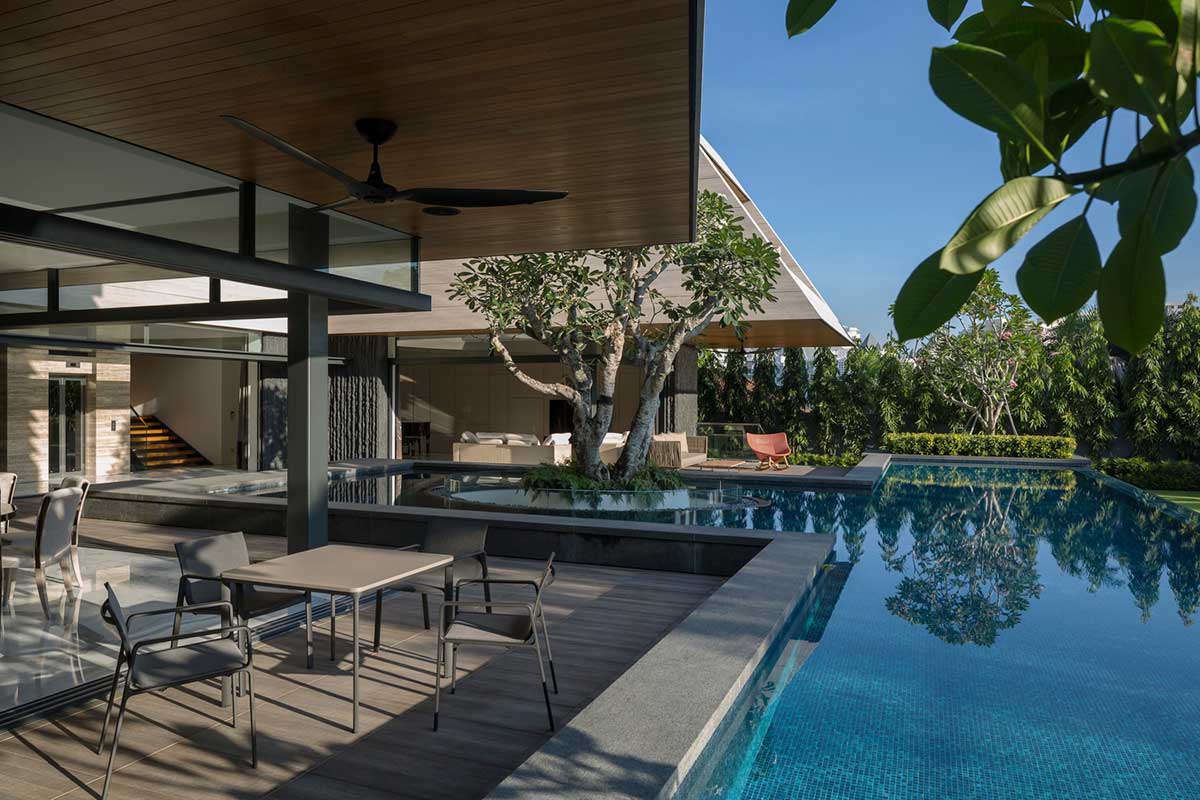 طراحی ویلای لوکس تابستانی