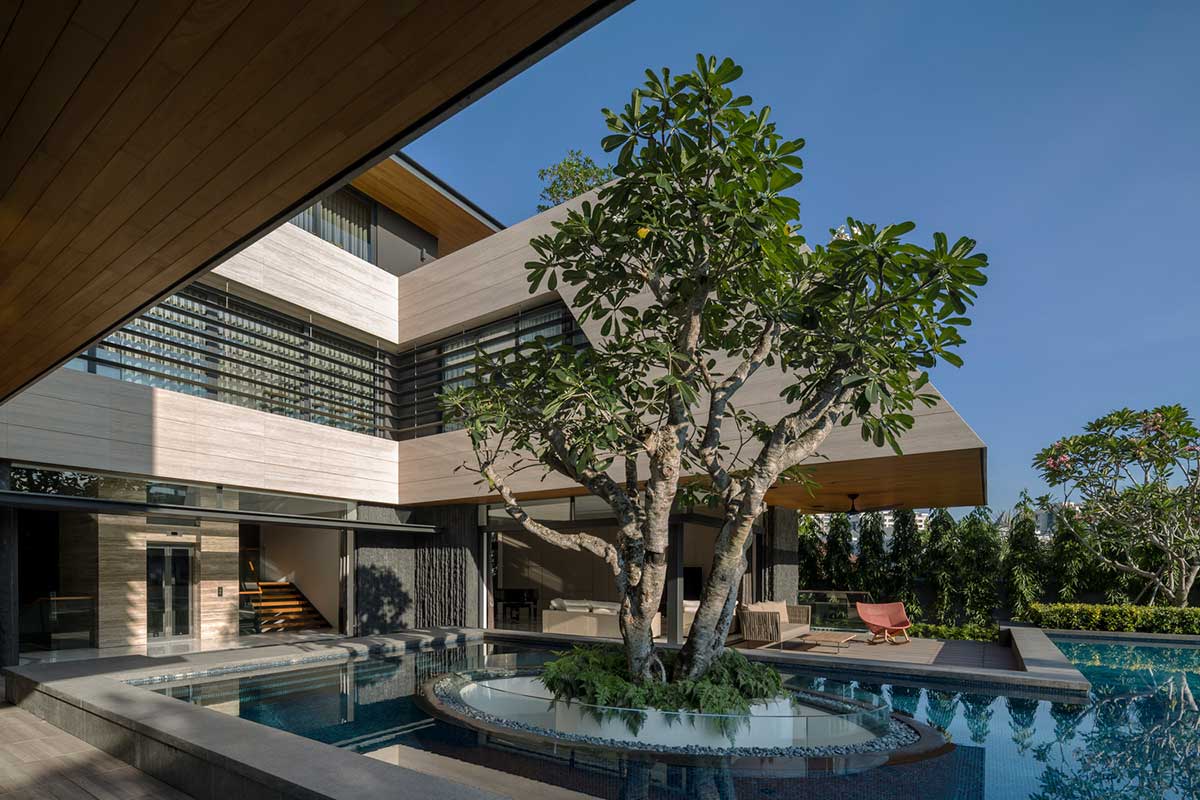 طراحی ویلای لوکس تابستانی