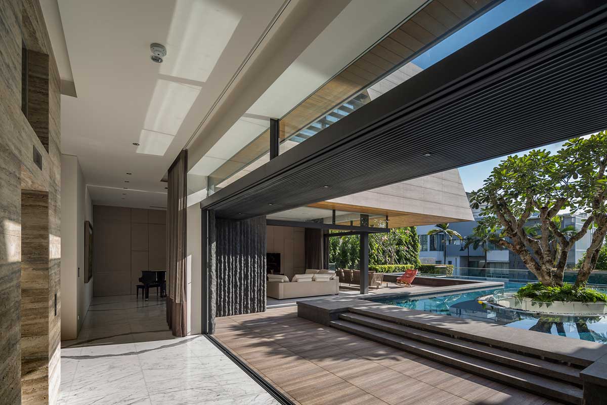 طراحی ویلای لوکس تابستانی