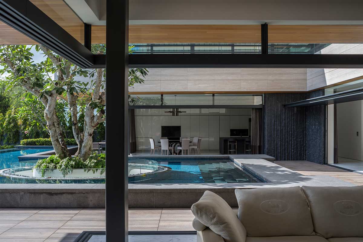 دکوراسیون ویلای لوکس تابستانی