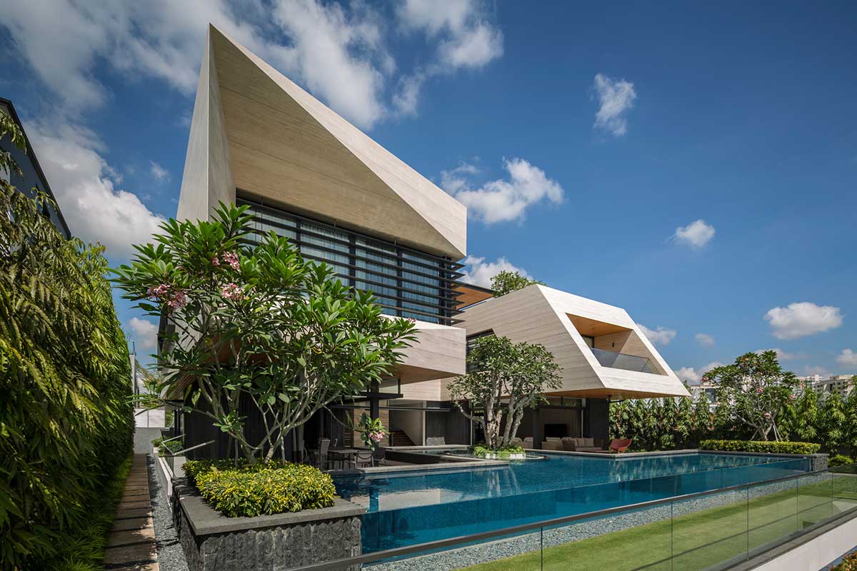 طراحی ویلای لوکس تابستانی