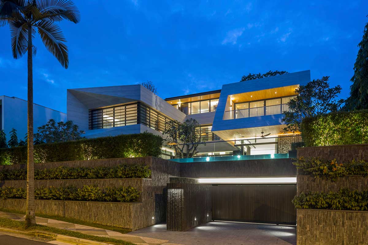 طراحی نورپردازی ویلا