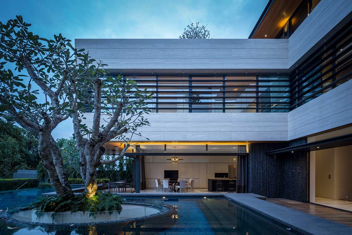 طراحی ویلای لوکس تابستانی