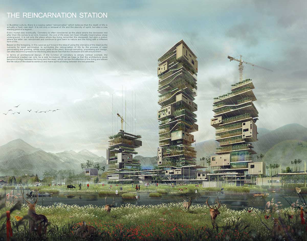 برندگان طراحی آسمانخراش مسابقه ایولو 2018