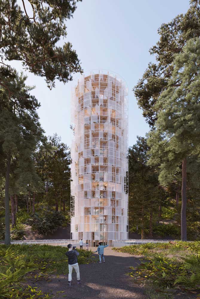 برندگان طراحی آسمانخراش مسابقه ایولو 2018