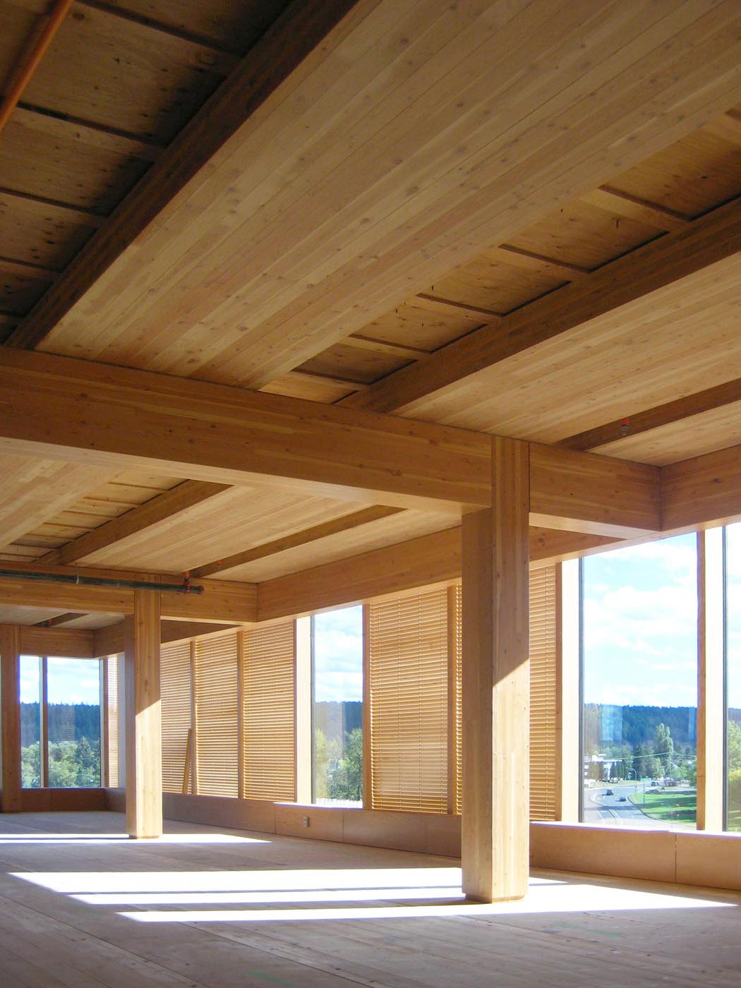 مرکز طراحی و خلاقیت های چوب اثر گروه معماری میشل گرین. 