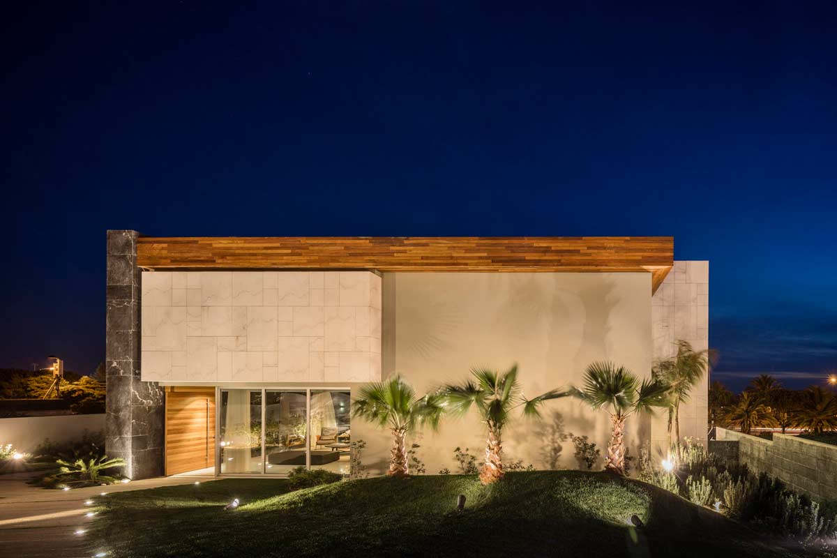 معماری نمای بیرونی ویلا 