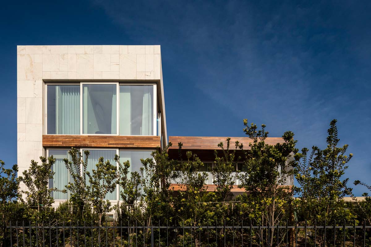 معماری نمای بیرونی ویلا 
