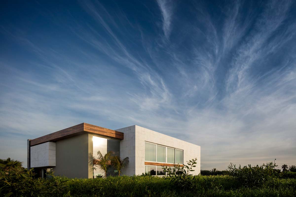معماری نمای بیرونی ویلا 