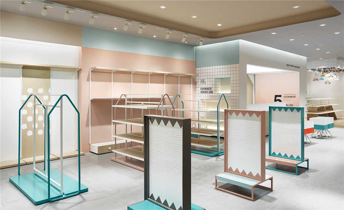 طراحی فروشگاه لاکچری کودکان