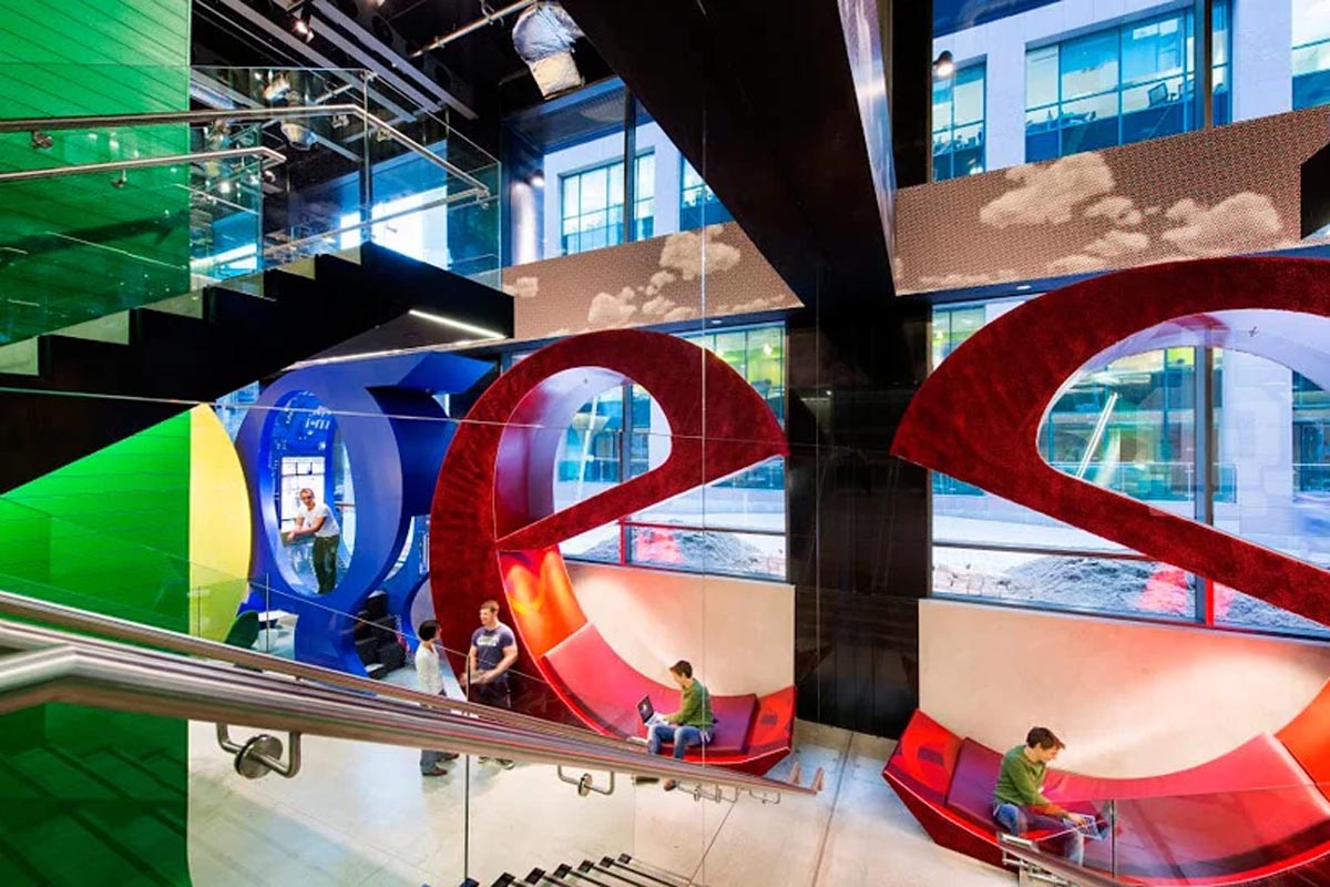 طراحی سالن استراحت گوگل