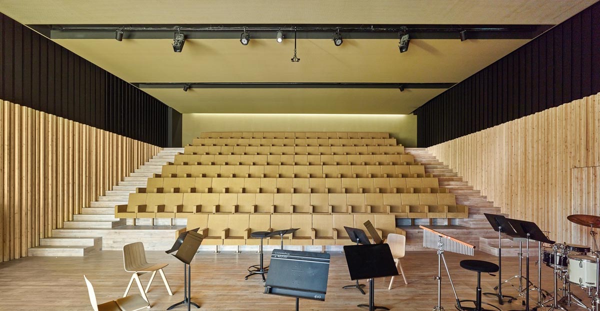 معماری داخلی سالن کنسرت