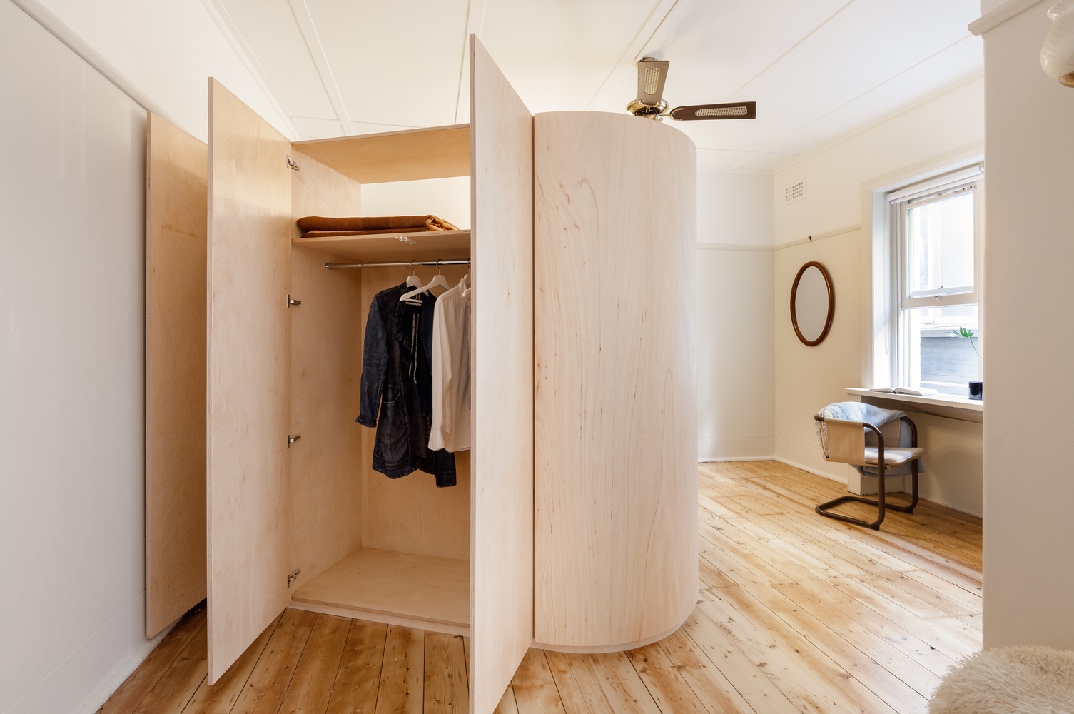 پلان و طراحی داخلی آپارتمان  زیر 50 متر