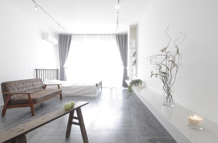 پلان و طراحی داخلی آپارتمان  زیر 50 متر