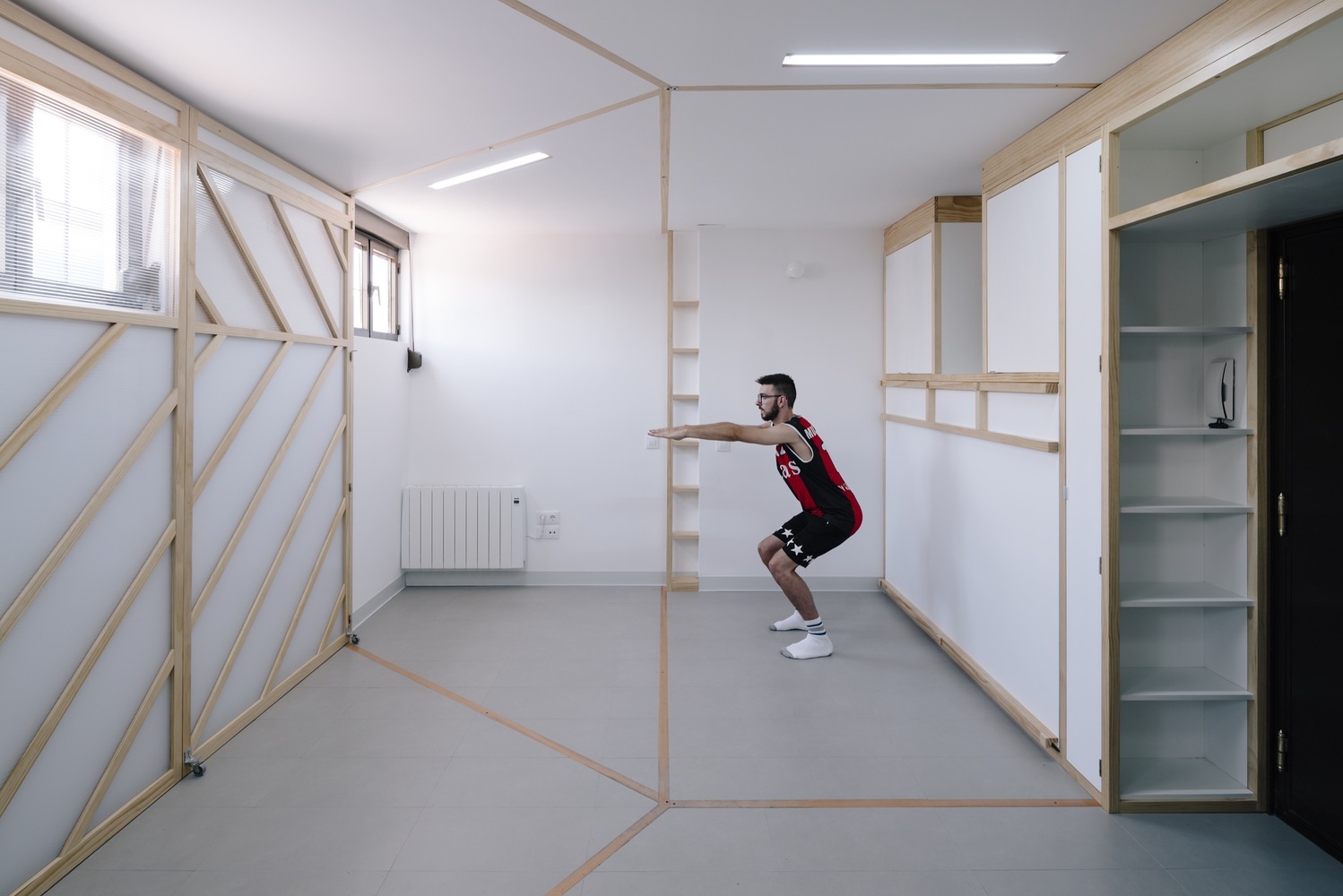 پلان و طراحی داخلی آپارتمان  زیر 50 متر