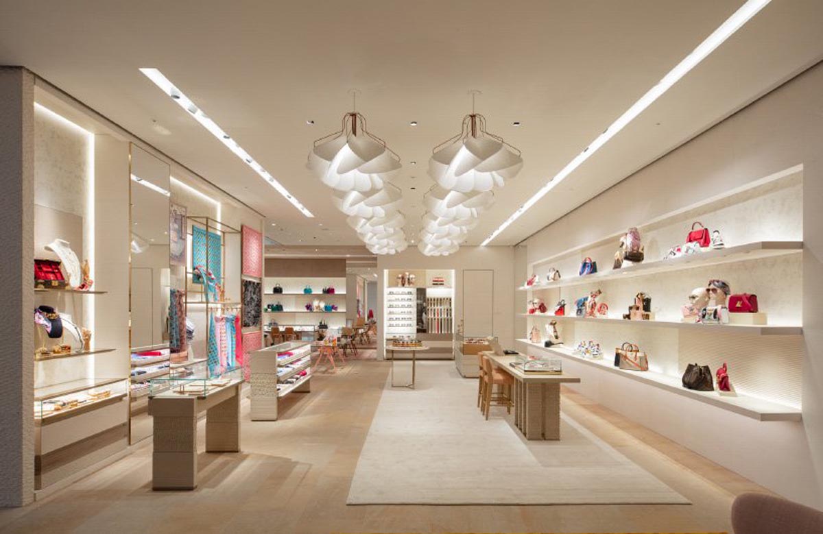 طراحی داخلی فروشگاه Louis Vuitton 