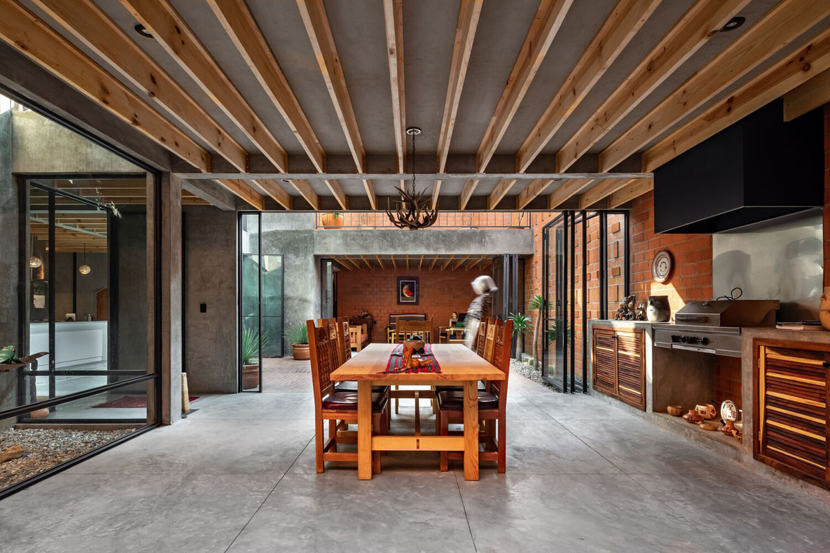 طراحی داخلی و معماری خانه ای متفاوت برای یک زوج بازنشسته