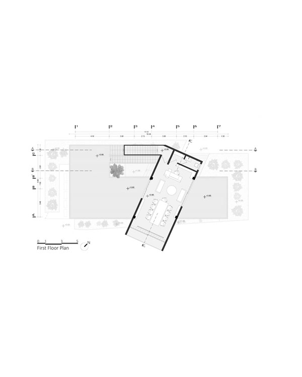 پلان ساختمان اداری خوابگاه سامیان