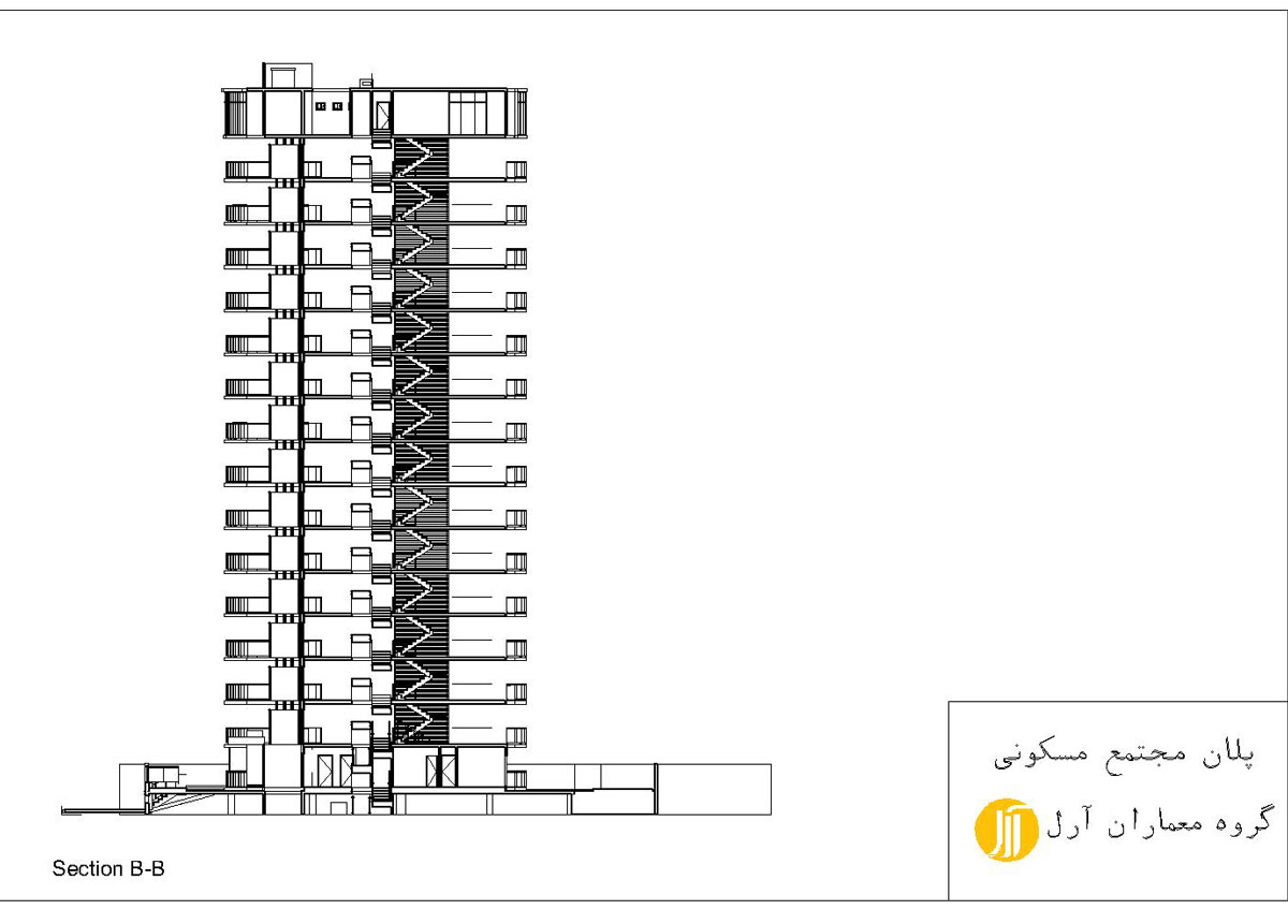 پلان مجتمع مسکونی