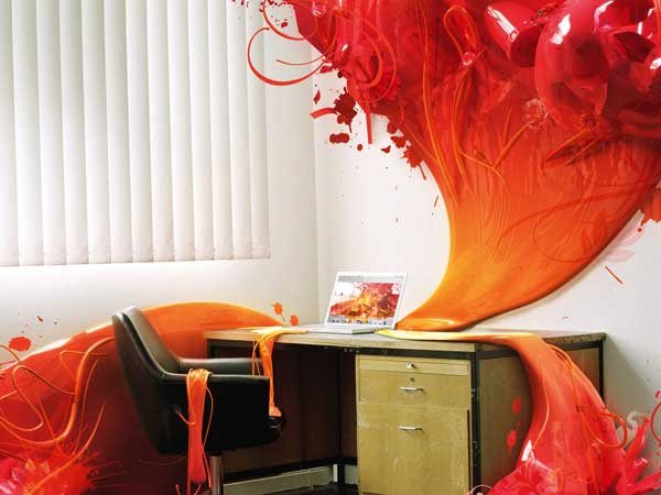 طراحی داخلی و گرافیک محیطی