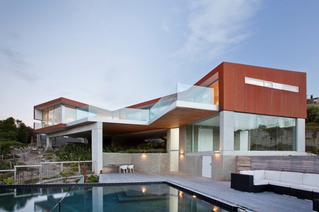معماری و معماری داخلی خانه ویلایی Redcliff
