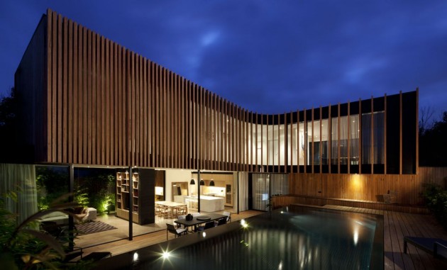 معماری و طراحی داخلی خانه ی Kooyong House در ملبورن استرالیا