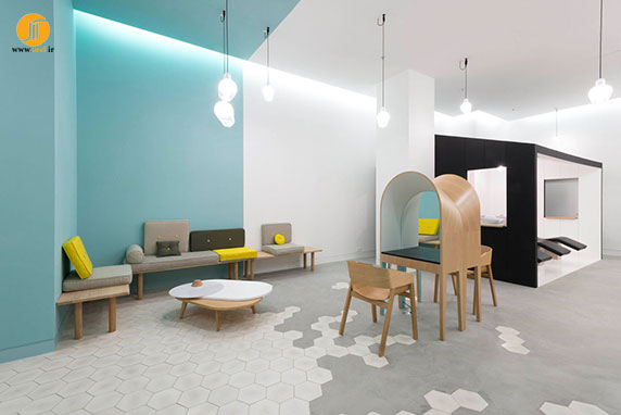 طراحی داخلی سالن زیبایی Le Coiffeur