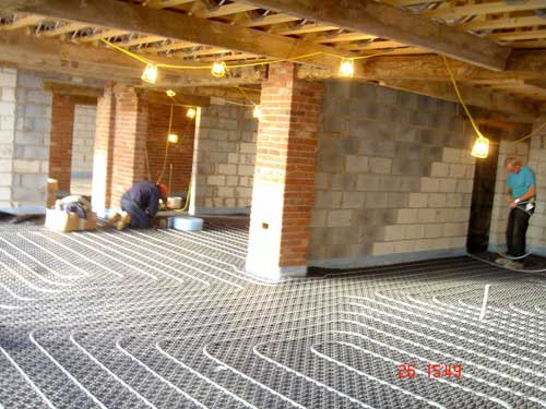 سیستم حرارتی گرمایش از کف