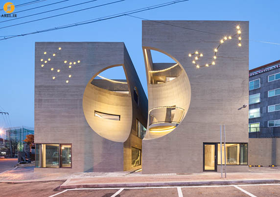 معماری و طراحی مرکز فرهنگی Two Moon