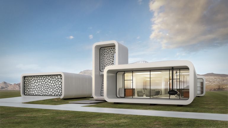 اولین ساختمان اداری ساخته شده توسط چاپگرهای سه بعدی، در دبی چاپ می‌شود